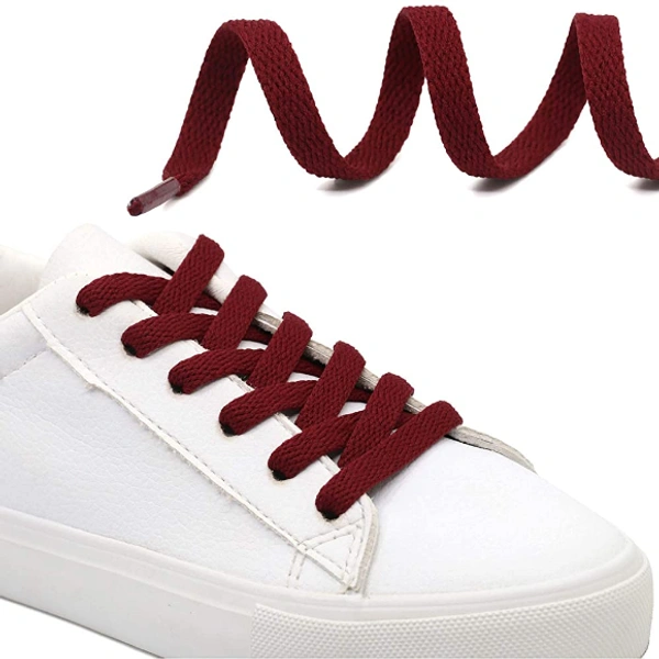 GRAH SANGRAH® (2 Pair) Shoelaces for Hiking Shoes, Outdoor Walking Sneakers, Outdoor Hiking, Climbing, Basketball, Work Boot, Running , Sport Shoes  - 120 CM, Maroon